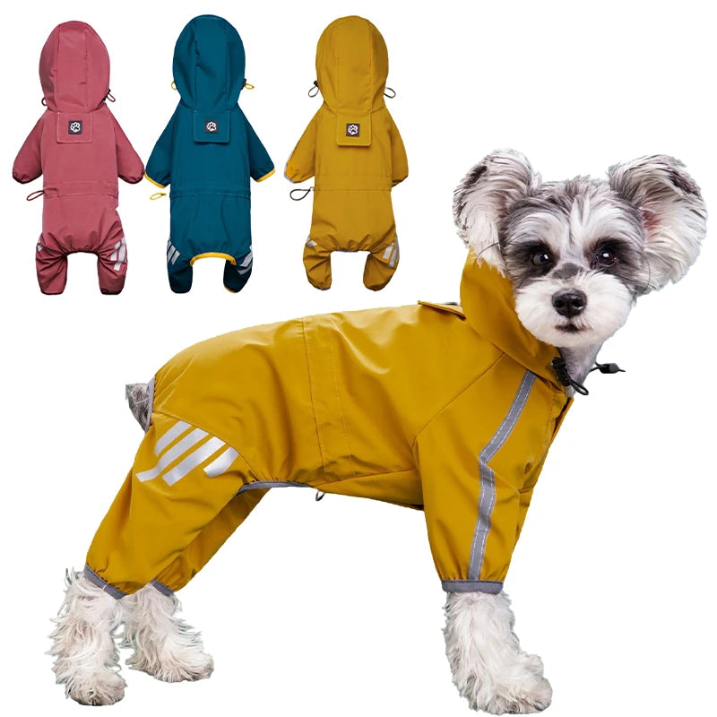 Capa de Chuva para Cachorros impermeável.